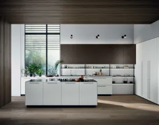 Cucina Moderna Area 22 Maniglia con isola di Dibiesse