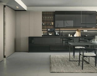 Cucina Moderna lineare Aria Tech 01 di Forma Cucine