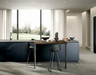 Cucina Moderna con isola Aria Tech 03 di Forma Cucine