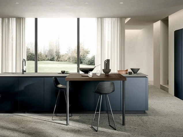 Cucina Moderna con isola Aria Tech 03 di Forma Cucine