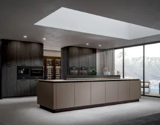 Cucina Moderna Aura con isola di Home Cucine