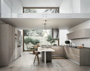 Cucina Moderna Cartesia con penisola di Home Cucine