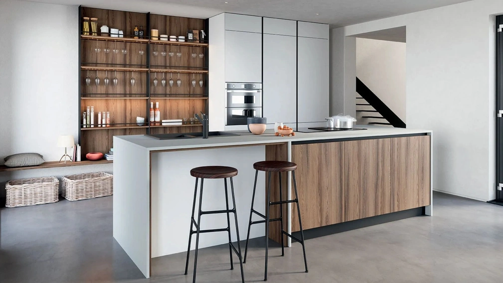 Cucina Moderna con isola Colibrì 06 di Forma Cucine