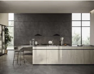 Cucina Moderna Dj con penisola di Dibiesse