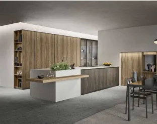 Cucina Moderna Emporio Gola con penisola di Dibiesse