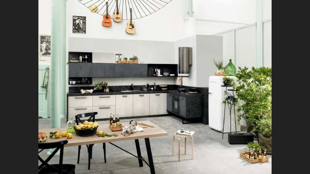 Cucina Moderna Emporio Maniglia angolare di Dibiesse