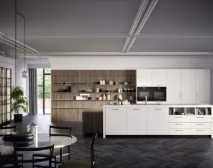 Cucina Moderna Emporio Maniglia con isola di Dibiesse