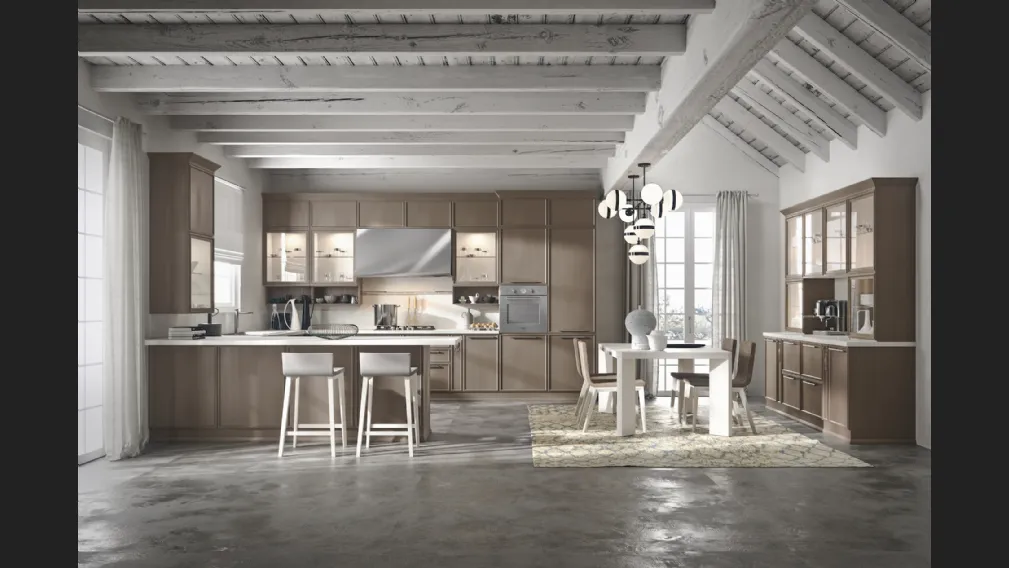 Cucina Moderna Estetica con penisola di Home Cucine