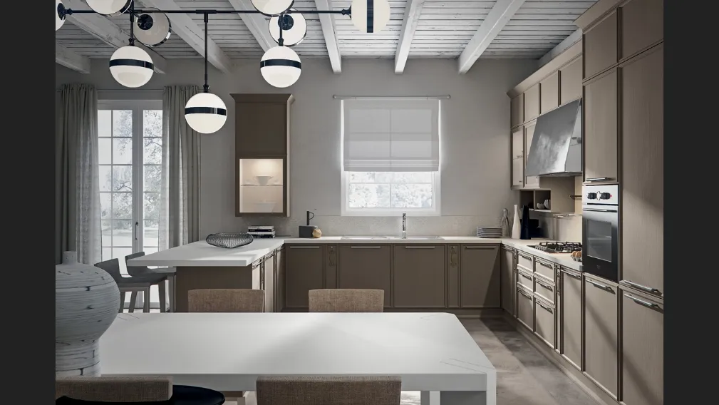 Cucina Moderna Estetica con penisola di Home Cucine