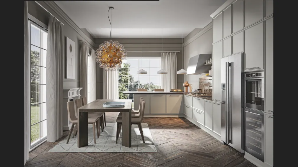 Cucina Moderna Etica Estetica con penisola di Home Cucine