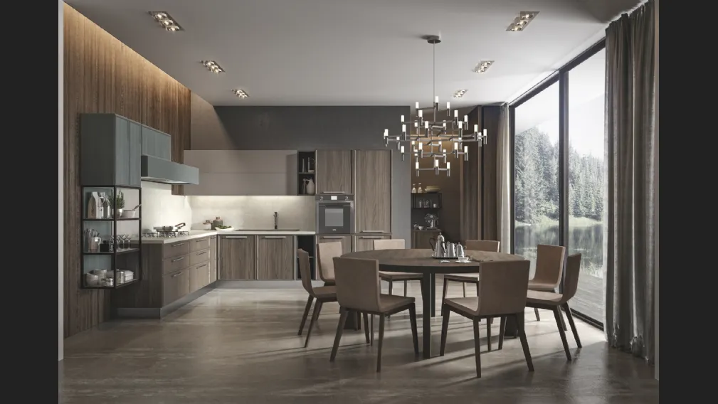 Cucina Moderna Etica Estetica angolare di Home Cucine