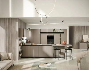 Cucina Moderna con penisola Aria Tech 04 di Forma Cucine