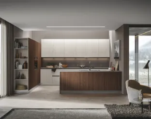 Cucina Moderna Genesi con penisola di Home Cucine