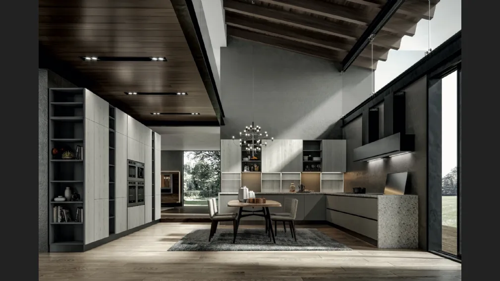 Cucina Moderna Genesi angolare di Home Cucine