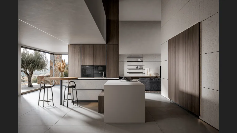 Cucina Moderna Infinity con isola di Home Cucine