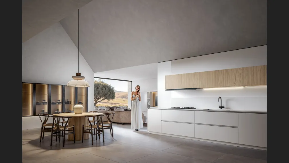 Cucina Moderna Infinity lineare di Home Cucine