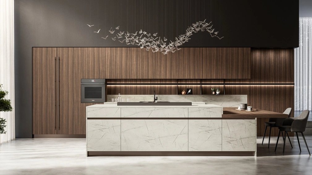 Cucina Moderna con isola Kalì 02 di Arredo3