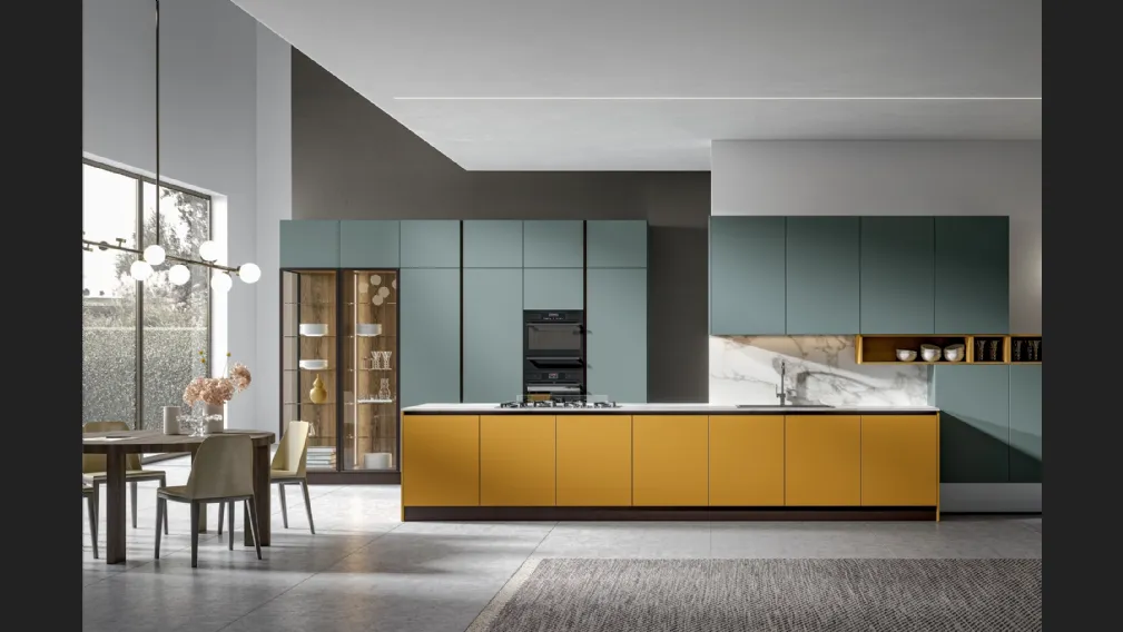 Cucina Moderna Klee con penisola di Home Cucine