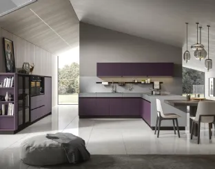 Cucina Moderna Logos con penisola di Home Cucine