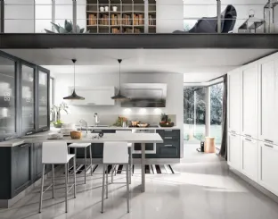 Cucina Moderna Metropoli con penisola di Home Cucine