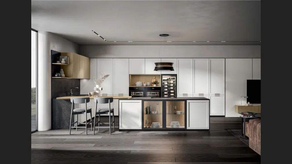 Cucina Moderna Nexa con penisola di Home Cucine