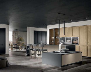 Cucina Moderna Nexa finitura Quercia di Home Cucine