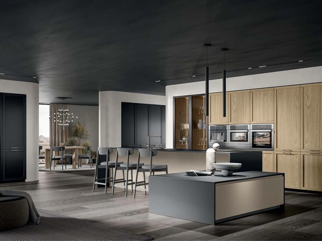 Cucina Moderna Nexa finitura Quercia di Home Cucine