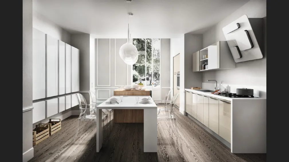 Cucina Moderna Reflexa con isola di Home Cucine