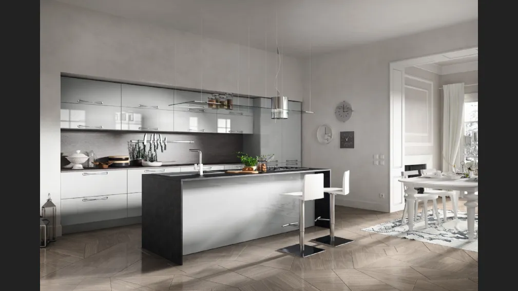 Cucina Moderna Reflexa con isola di Home Cucine