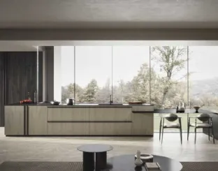 Cucina Moderna Riga con penisola di Dibiesse