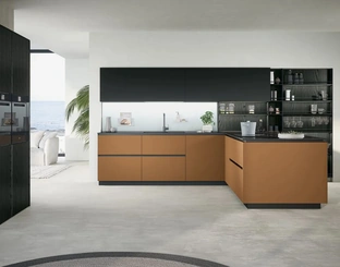 Cucina Moderna con penisola Trend 03 di Forma Cucine