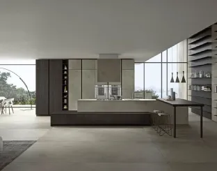 Cucina Moderna Vestimi con isola di Dibiesse