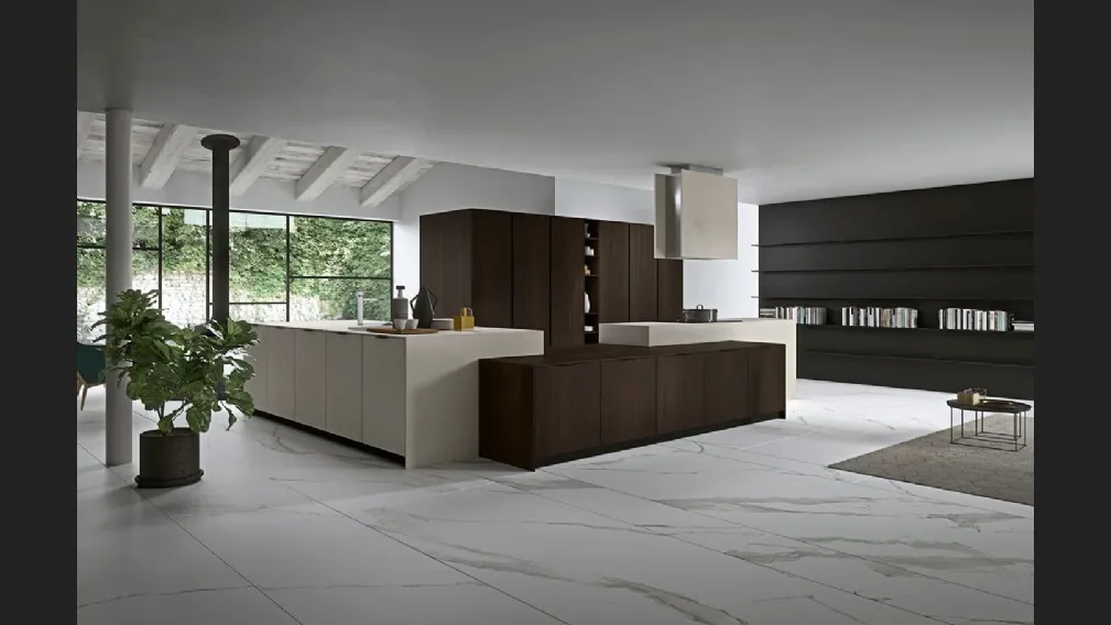 Cucina Moderna Vestimi con isola di Dibiesse