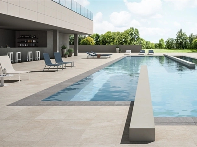 Piastrelle per esterni L2 Ivory Flow di Lea Ceramiche