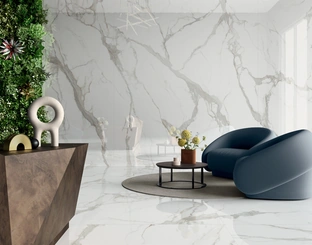 Piastrelle effetto marmo Noblesse Calacatta Prestige di Lea Ceramiche
