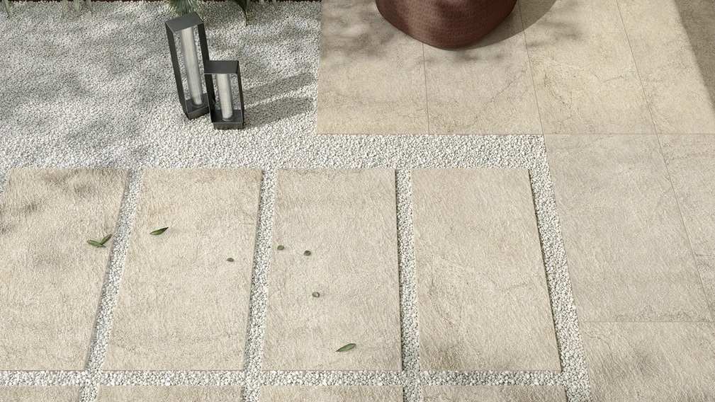 Piastrelle effetto pietra Pulse Sand di Lea Ceramiche